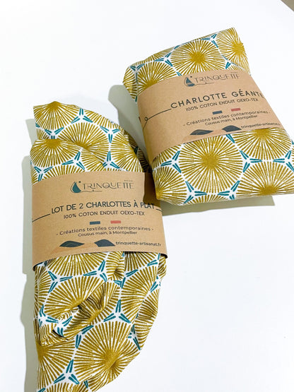 Charlottes à plat - Lot de 3